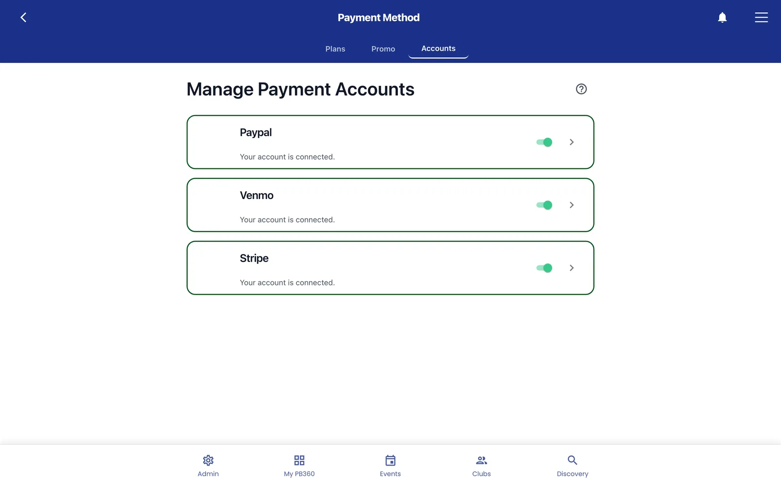 Operations › Payment methods