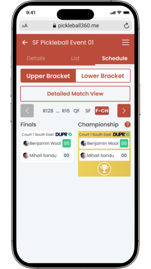 mobile view of site